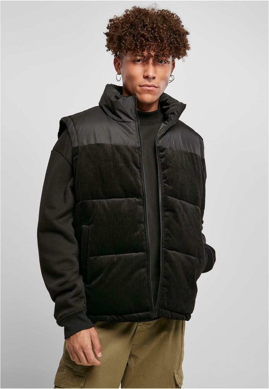 

Жилет Urban Classics CORD, цвет Black, Черный, Жилет Urban Classics CORD, цвет Black