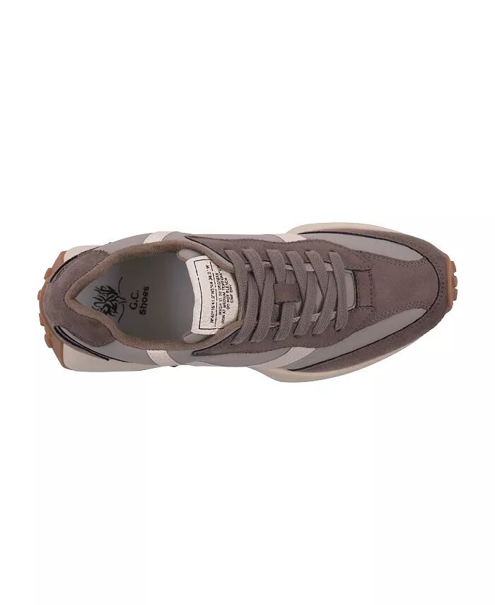 Женские кроссовки Howell Lace Up Retro GC Shoes, коричневый/бежевый — фото 4