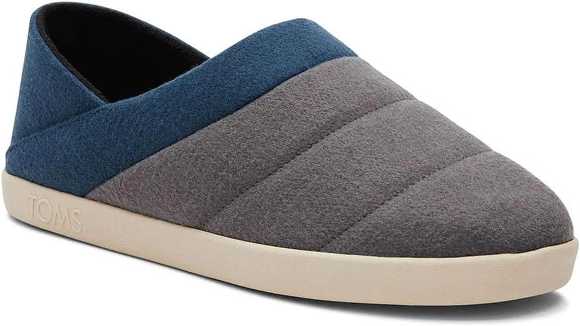 Мужские тапочки TOMS Ezra, 3-Forged Iron Multi Felt Fleece — фото 2