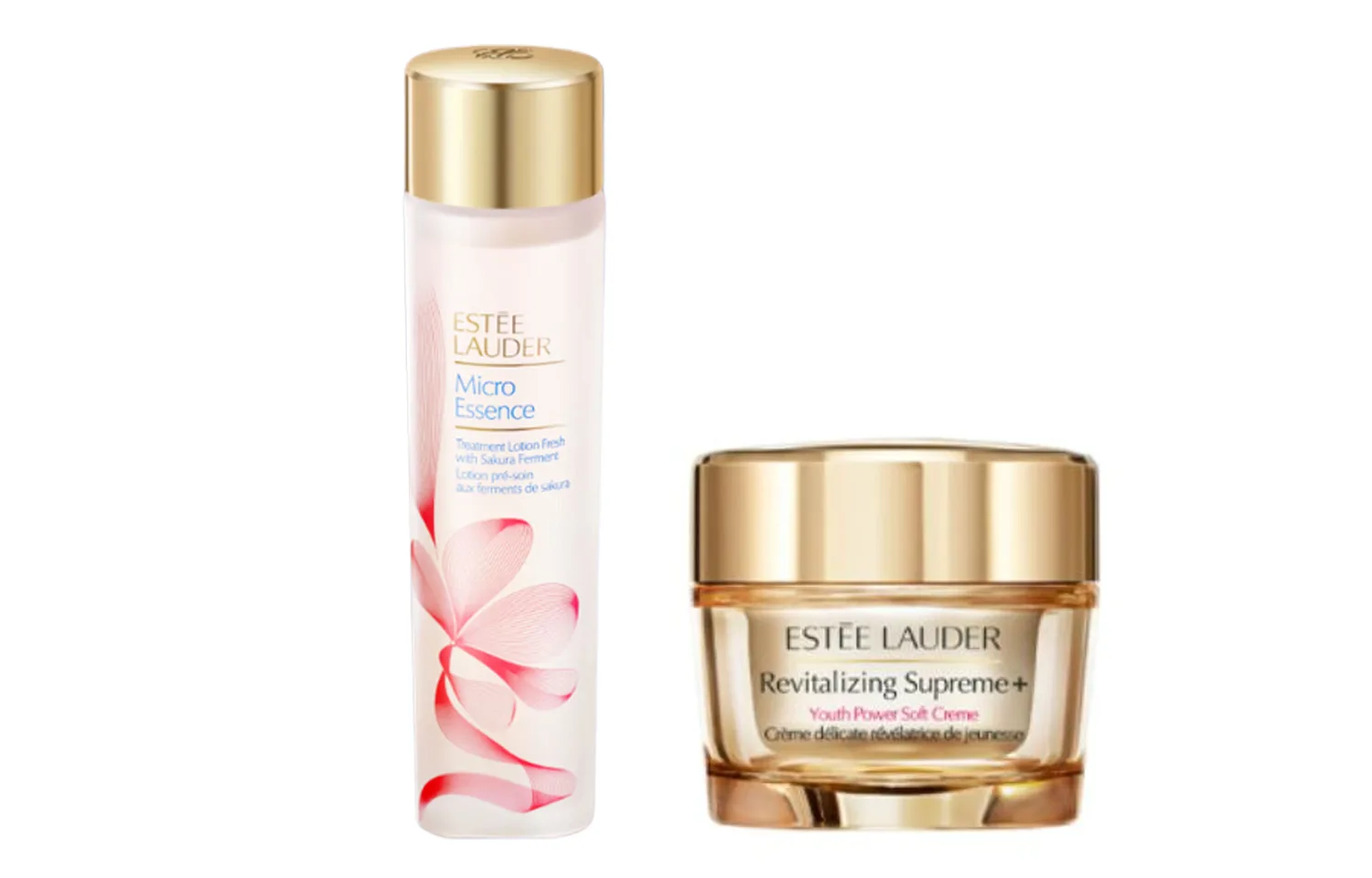 ESTEE LAUDER Набор для ухода за кожей с вишневым коллагеновым кремом, Two-Piece Set: 100ml Cherry Blossom Toner+30ml Collagen Cream