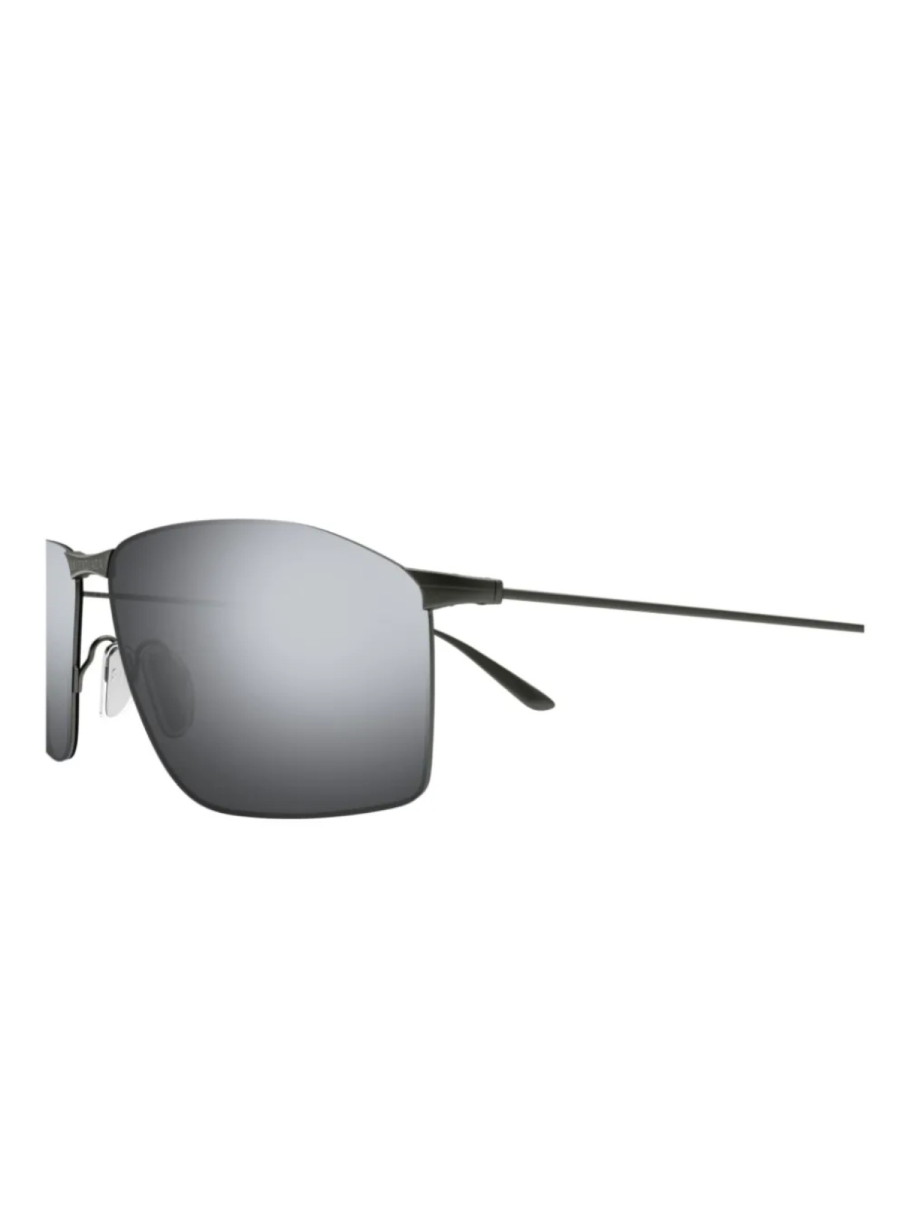 Прямоугольные солнцезащитные очки Balenciaga Eyewear, черный — фото 3