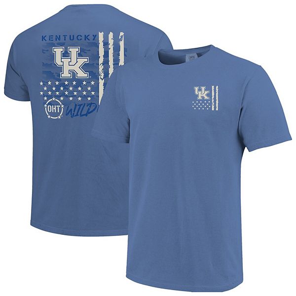 

Мужская футболка comfort colors oht camo overlay royal kentucky wildcats Image One