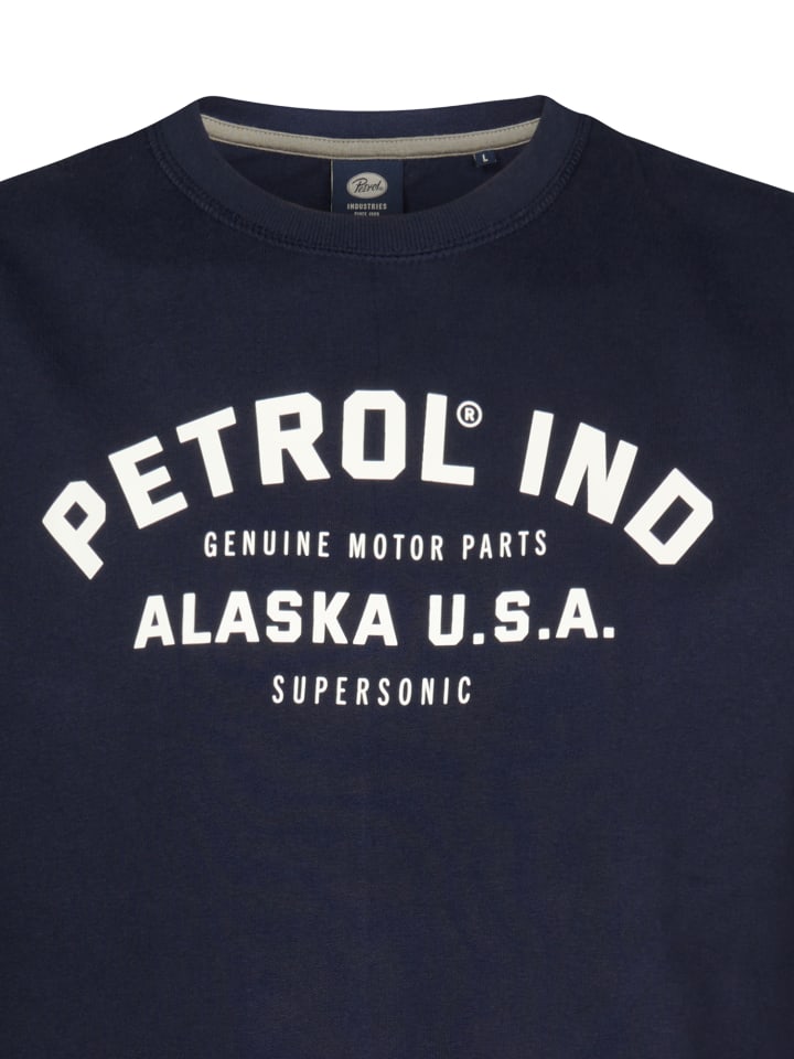 

Толстовка Petrol Industries Sweater mit Aufdruck Ruth, синий
