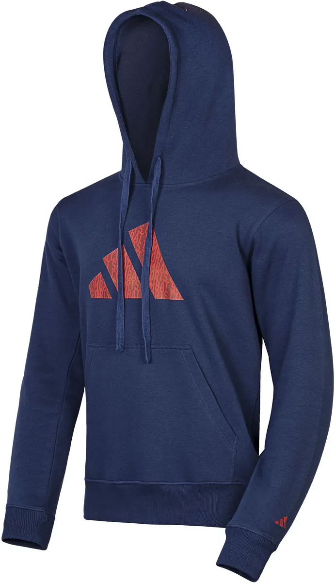 Толстовка adidas Performance "Толстовка с графическим рисунком Perfo Script", синий — фото 2