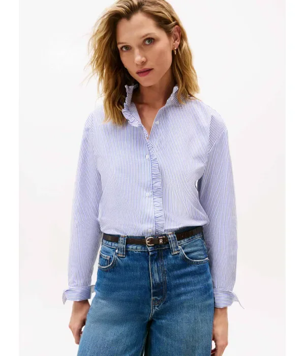 Рубашка loose fit Tommy Hilfiger, небесно-голубой