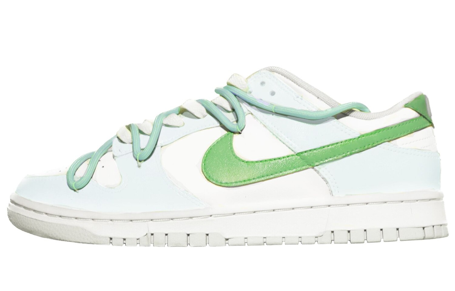 

Кроссовки Nike Dunk Skateboarding Shoes Men Low-top Mint Green, White, светло-зеленый