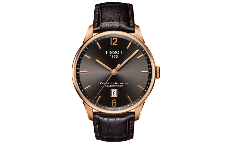 

TISSOT Часы Men's Tourelles Collection Watch, Black Dial