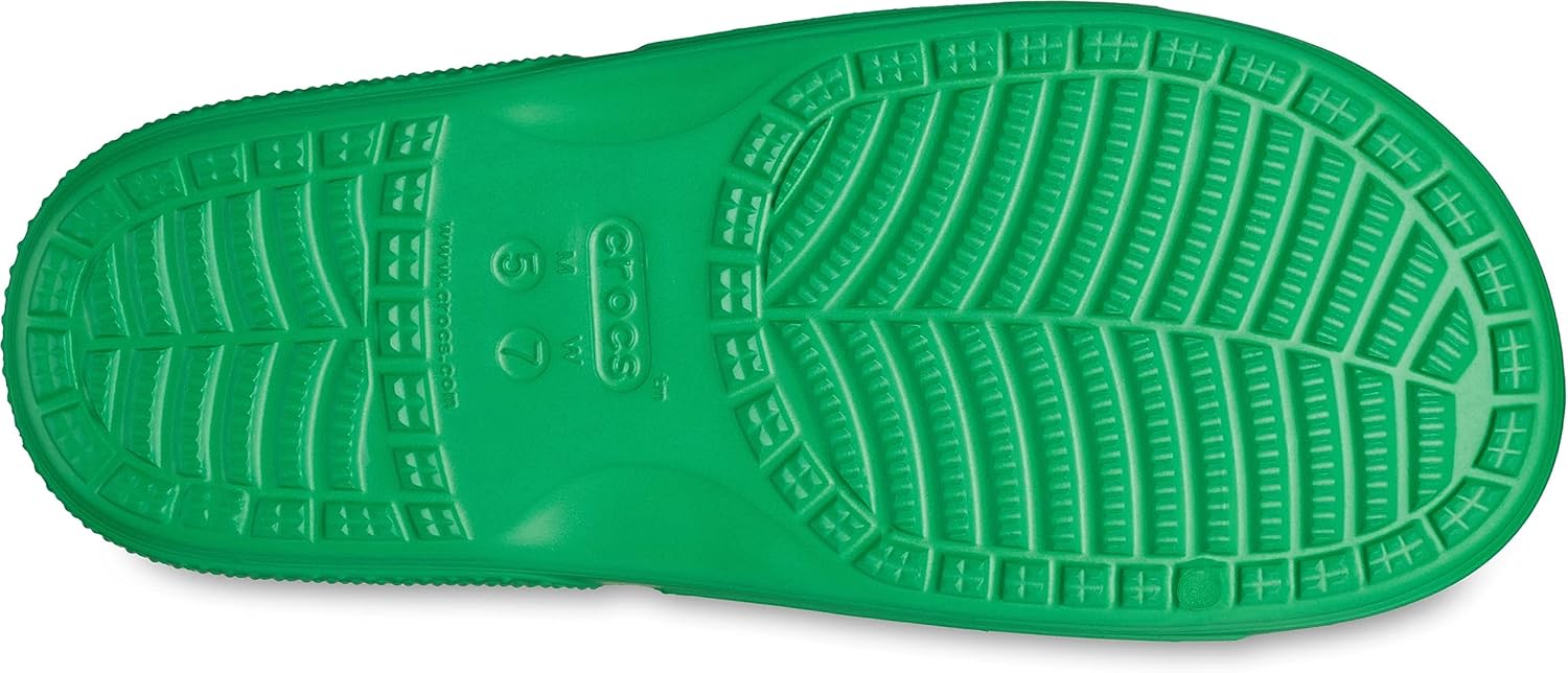 Унисекс-сланцы Crocs Classic для детей, зеленый — фото 3