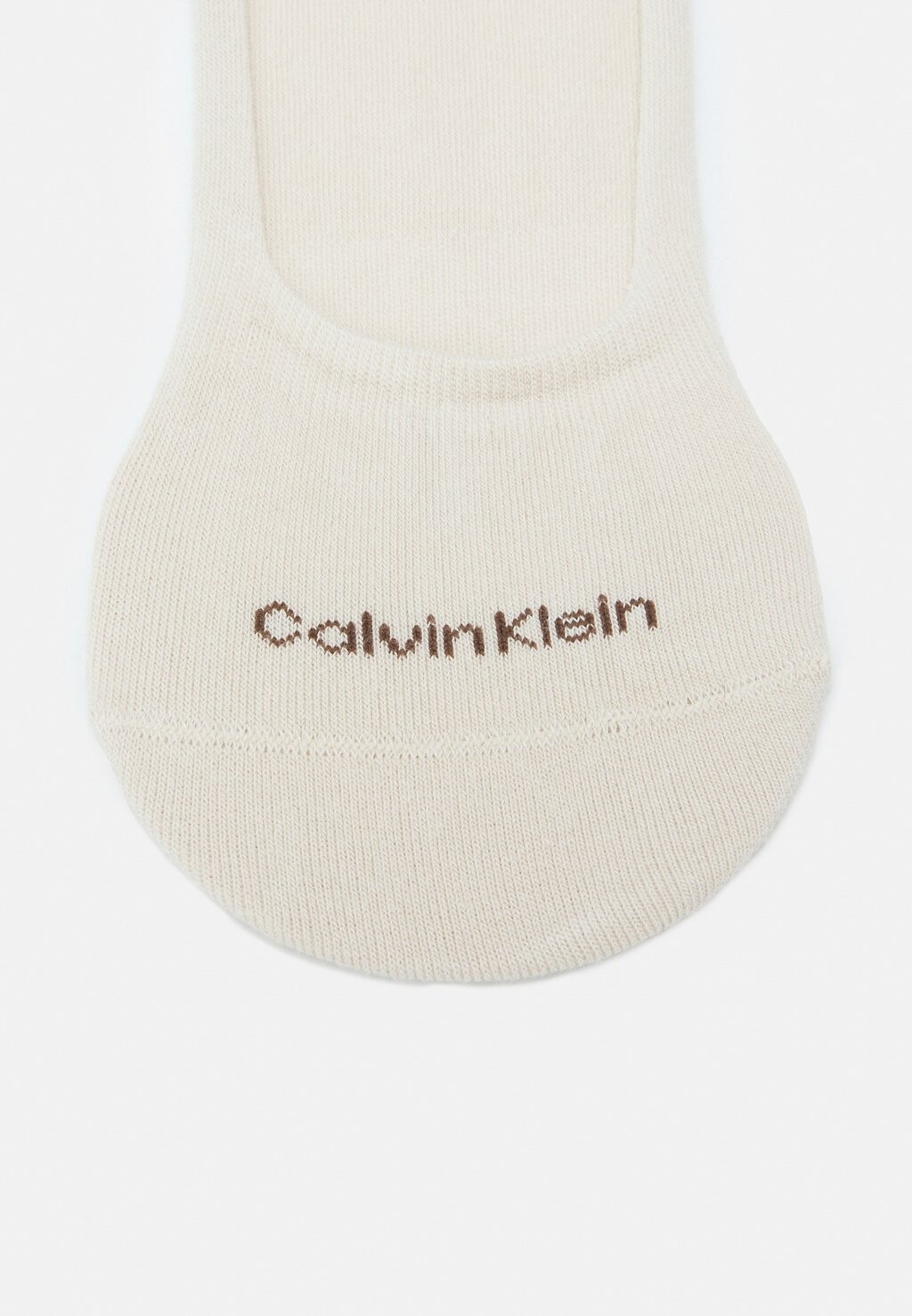 

Спортивные носки Footie Mid Cut 2 Pack Unisex Calvin Klein, бежевый