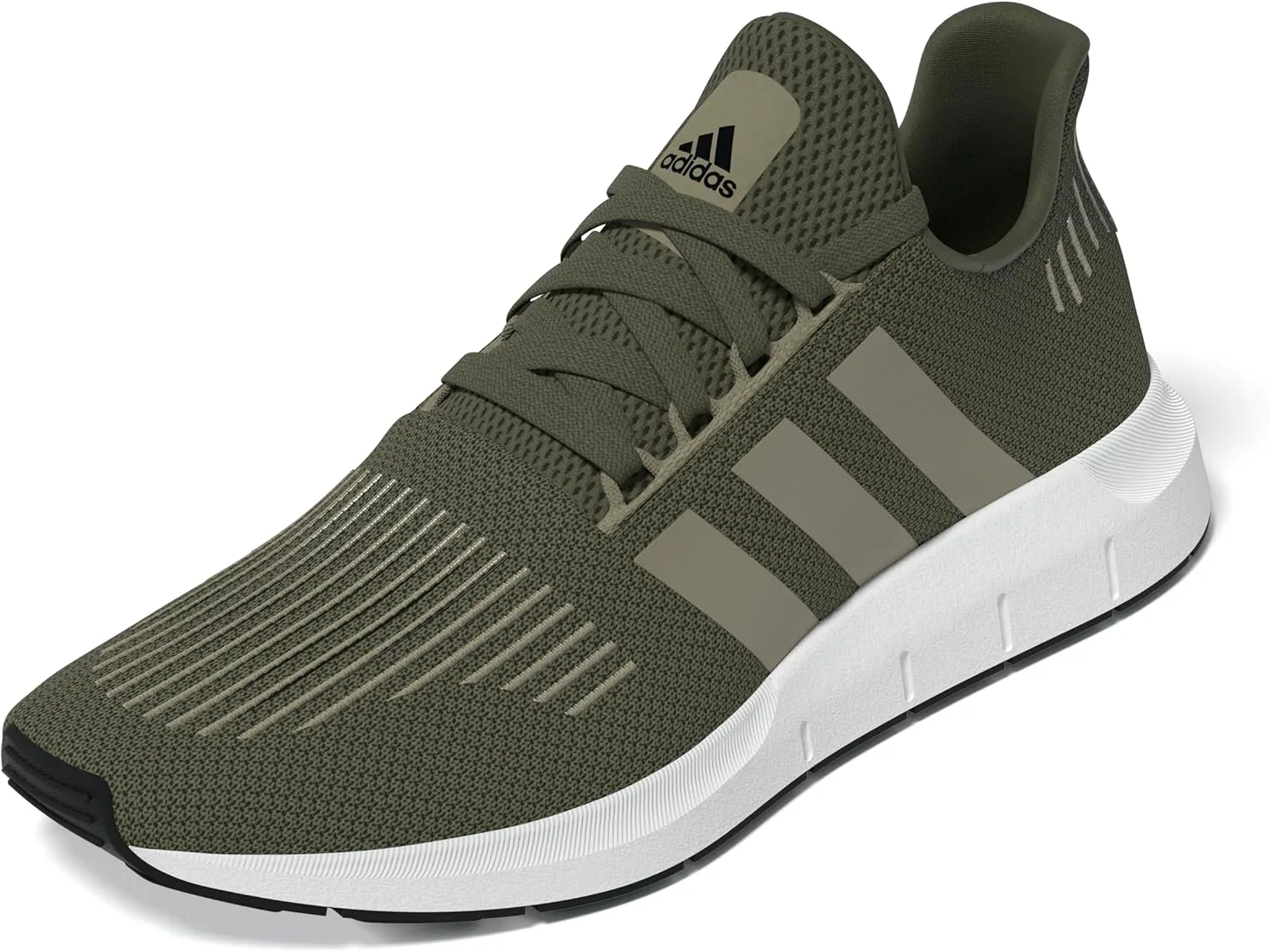Мужские кроссовки для бега Adidas Swift Run 1.0, оливково-белый