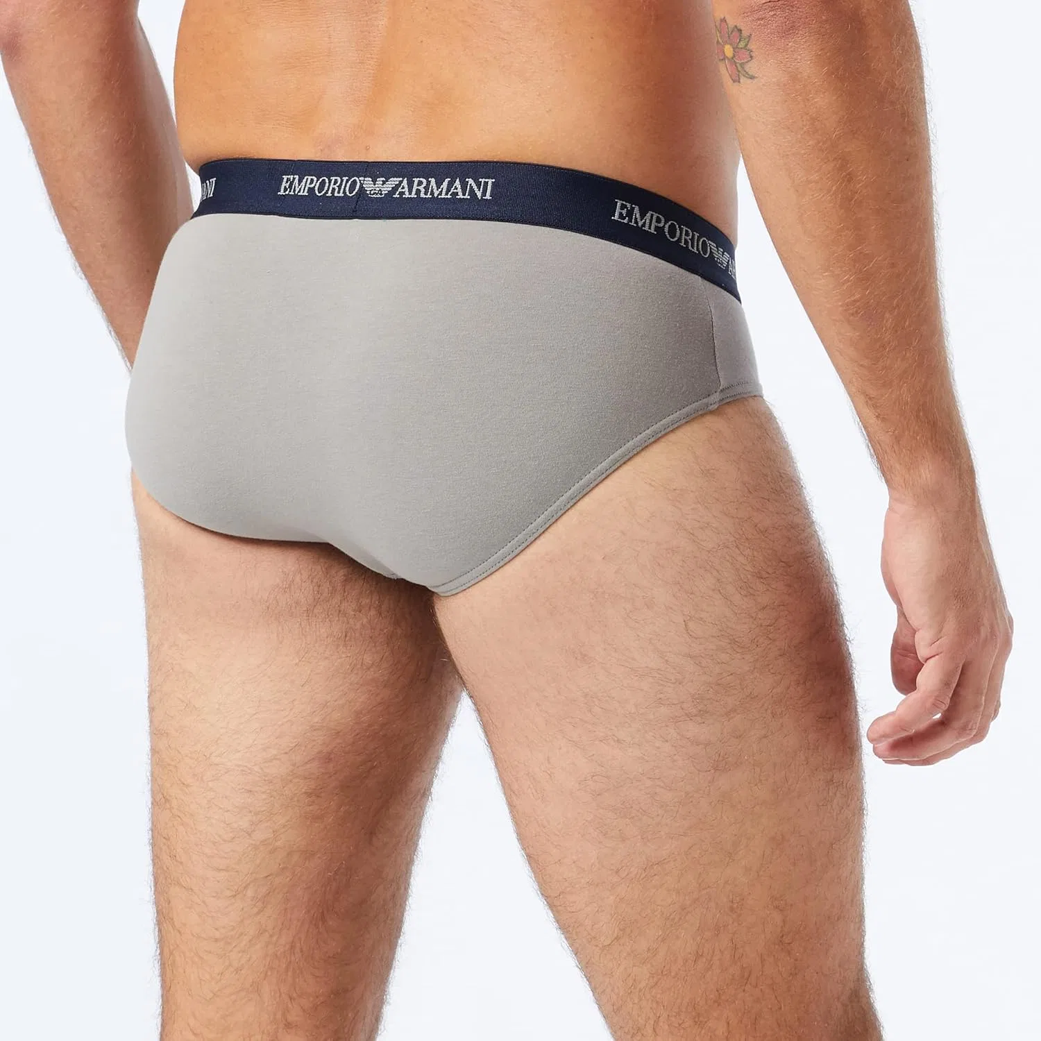 Боксеры 2-pack Emporio Armani серый, морской — фото 4