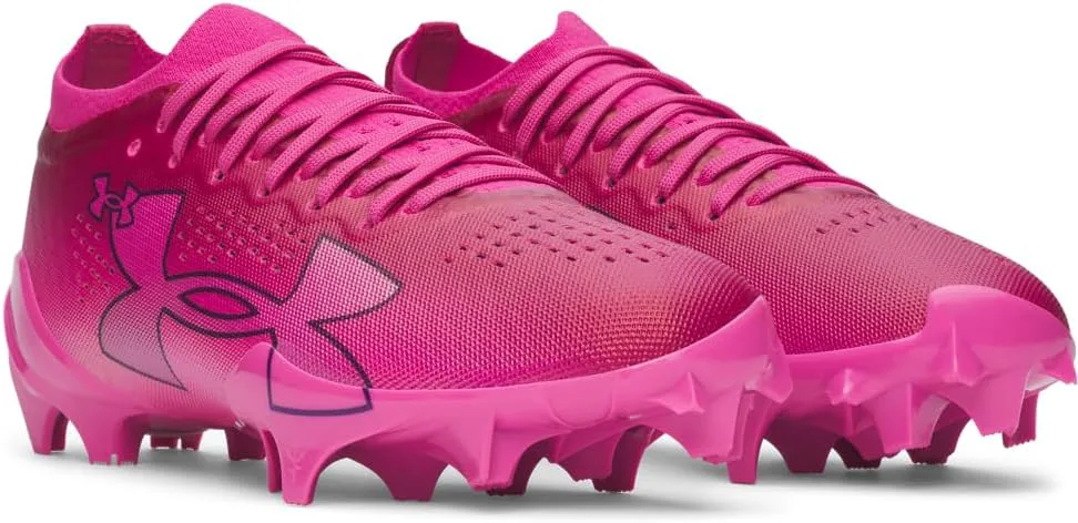 Футбольные бутсы Under Armour Blur Pro для мужчин, розовый/фиолетовый — фото 2