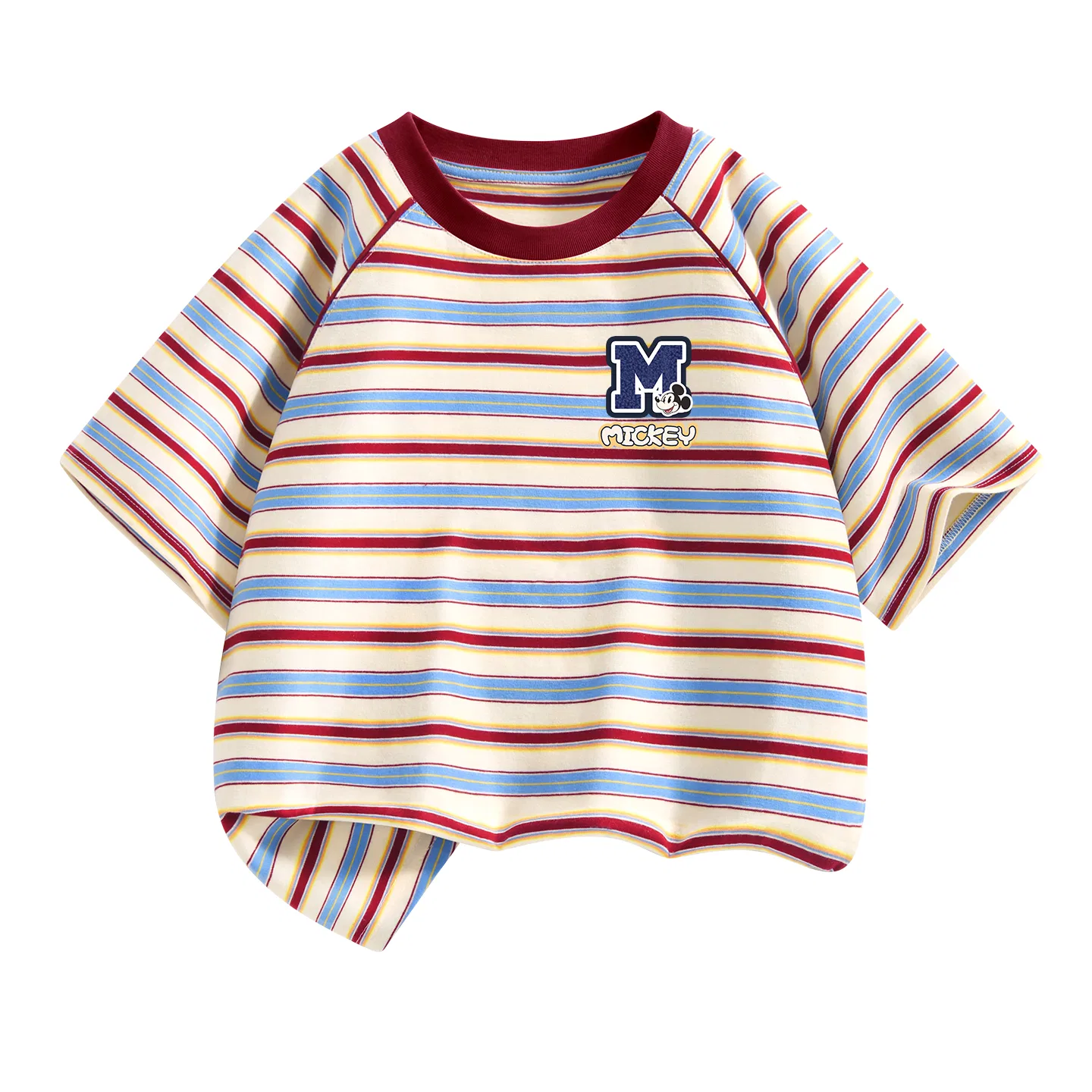 Футболка детская с принтом Disney Crew Neck в полоску