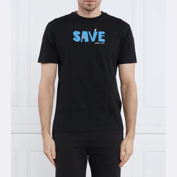 

Футболка бату стандартного кроя Save The Duck, черный