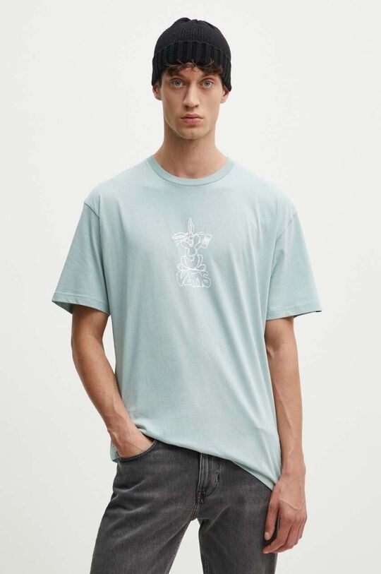 

Хлопковая футболка Vans, синий