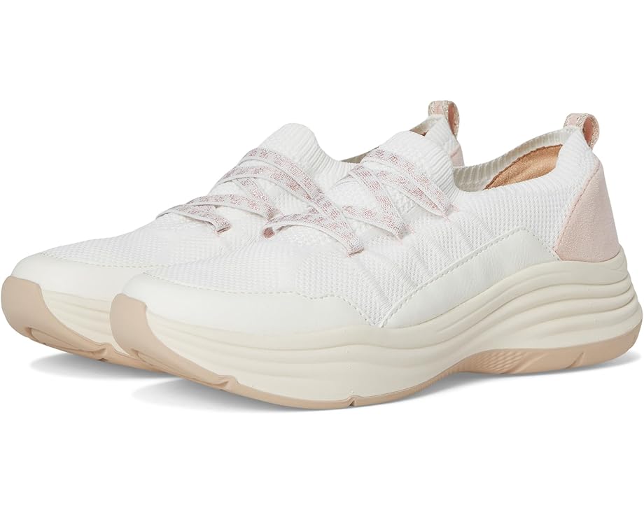 Кроссовки LifeStride Impact Slip On Shoes, цвет White/Peach Whip