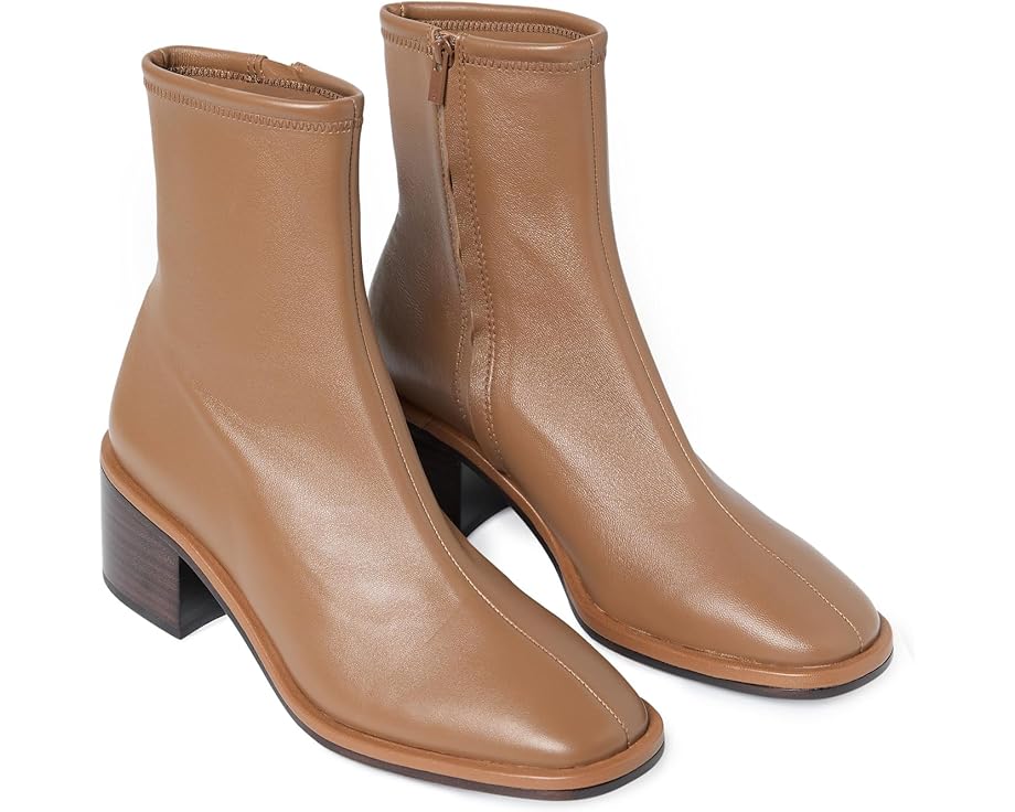 

Ботинки Loeffler Randall Roxy Stretch Ankle Bootie With Block Heel, цвет Safari