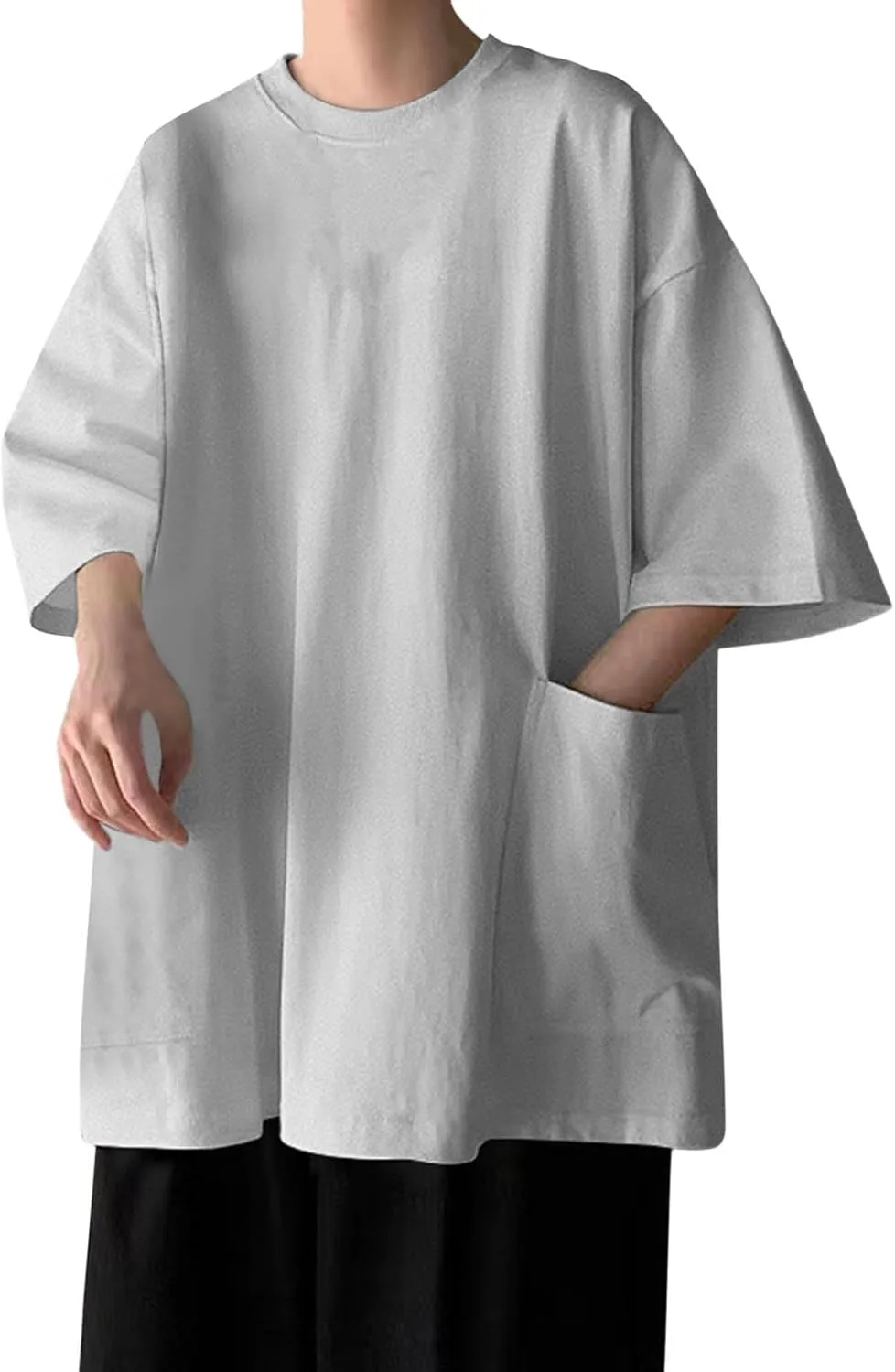 

Мужская футболка Oversized с карманами