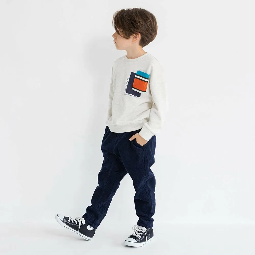 Вельветовые брюки зауженного кроя Branshes, Navy blue — фото 4