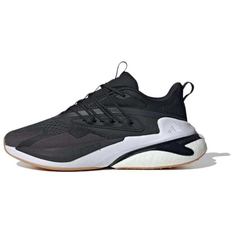 

Кроссовки для бега ALPHABOOST V2 унисекс с низким верхом, черный/белый Adidas