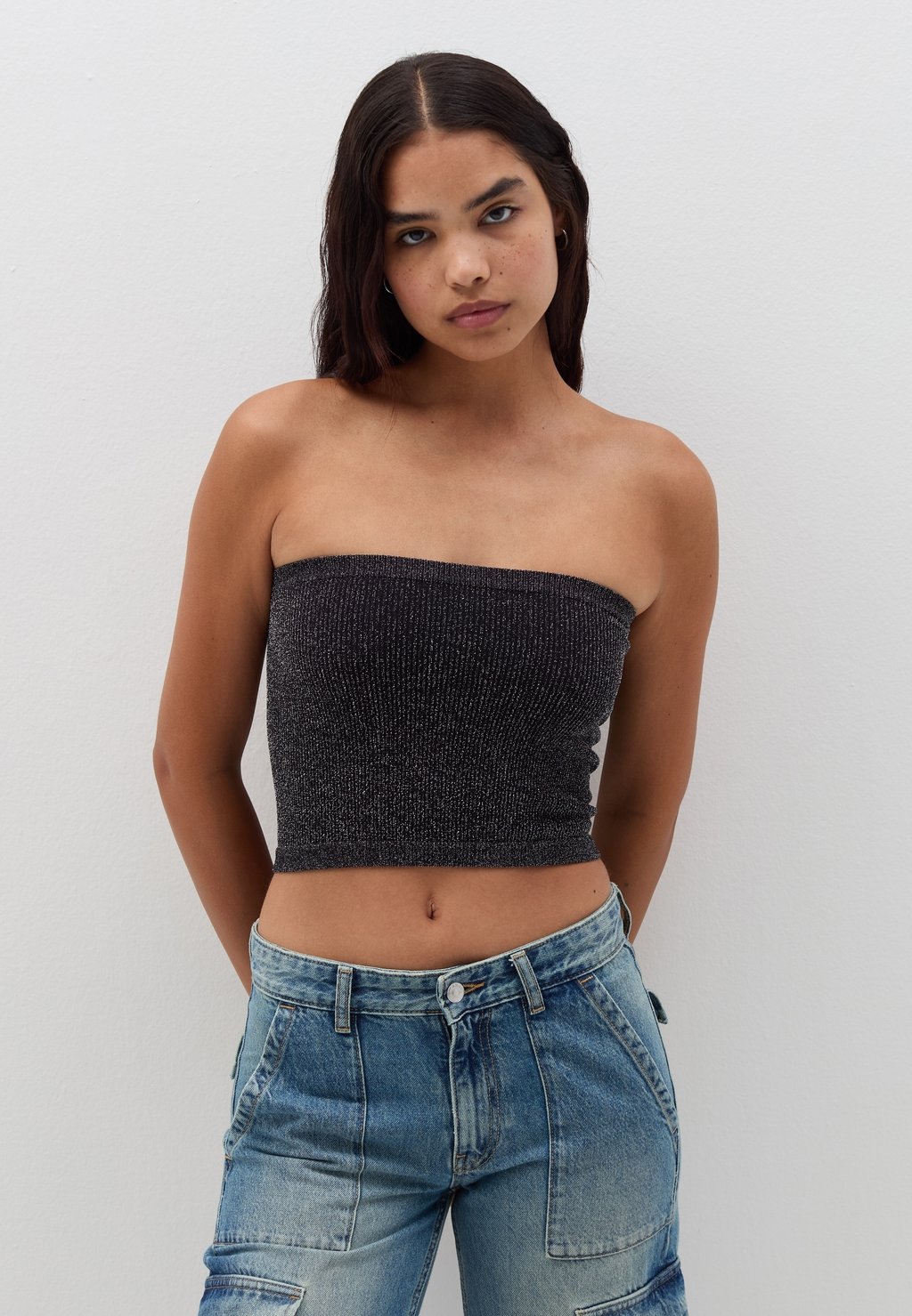 

Топ CROP B.ANGEL, черный