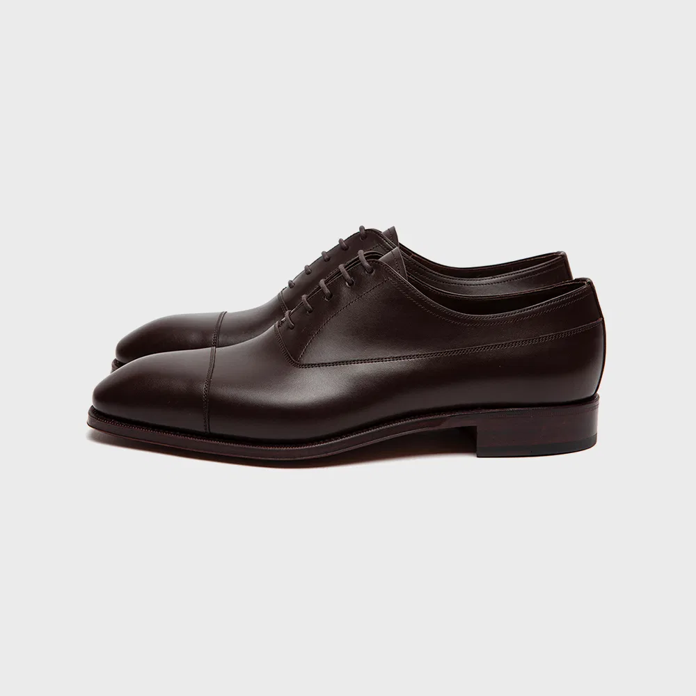 Мужские дерби 10085 Box Calf цвета Marron от Carmina