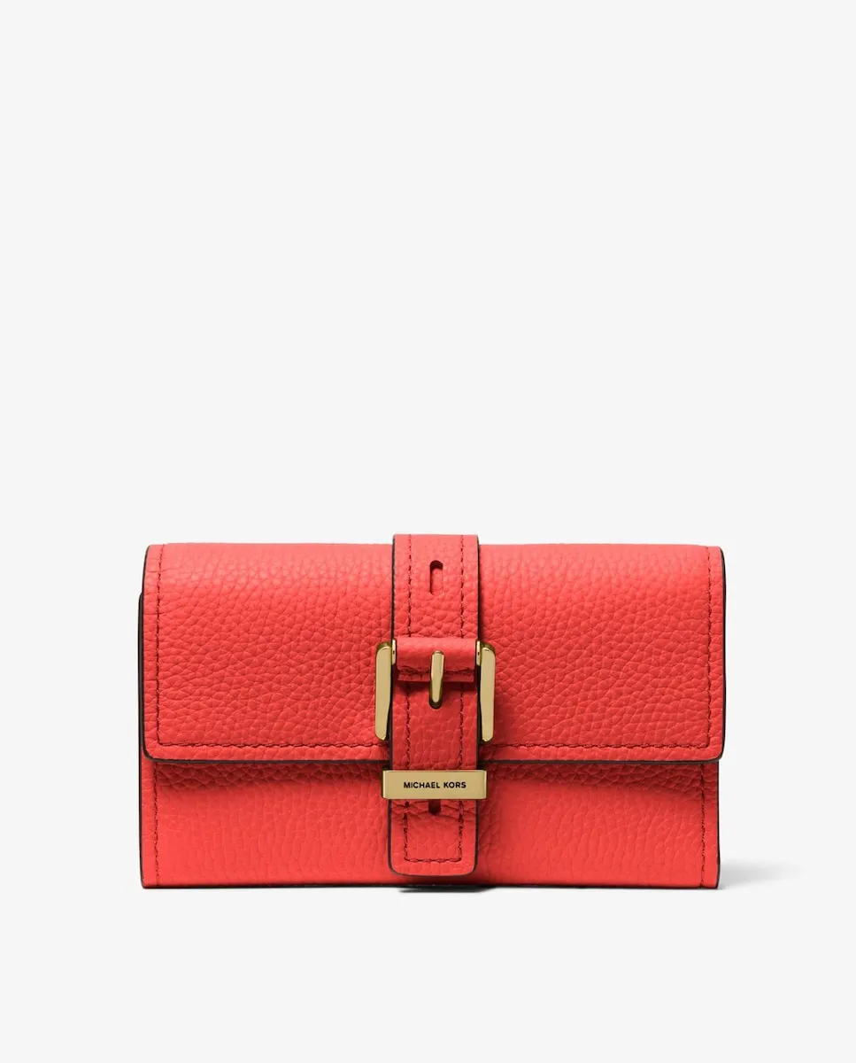 

Женский кошелек Nolita из зернистой кожи Michael Michael Kors, красный