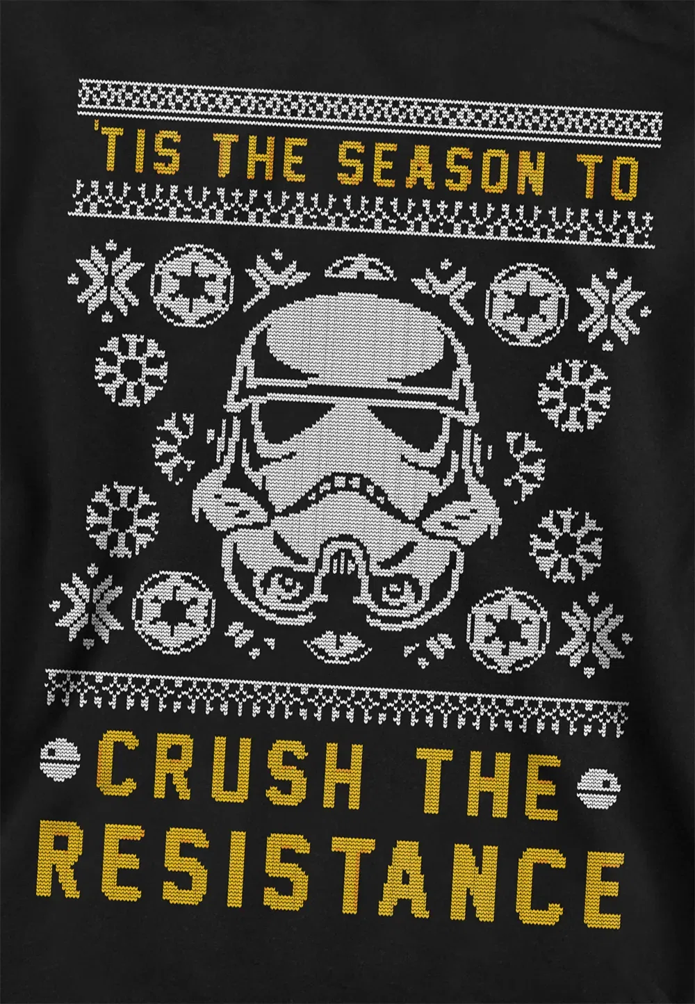 Детская худи Star Wars Crush The Resistance, черная, Disney, черный — фото 2