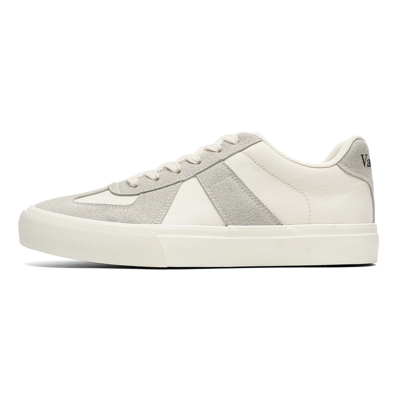 

VANSSI Мужские низкие скейтерские кеды бежевые, цвет Beige