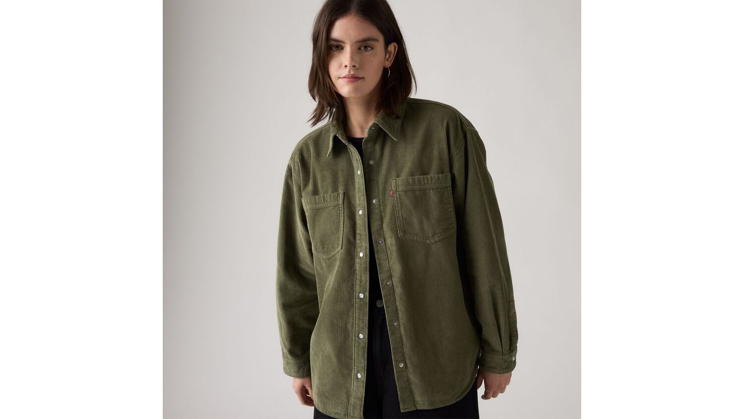 

Верхняя рубашка Iris Corduroy Levi's, Ivy Green - Green