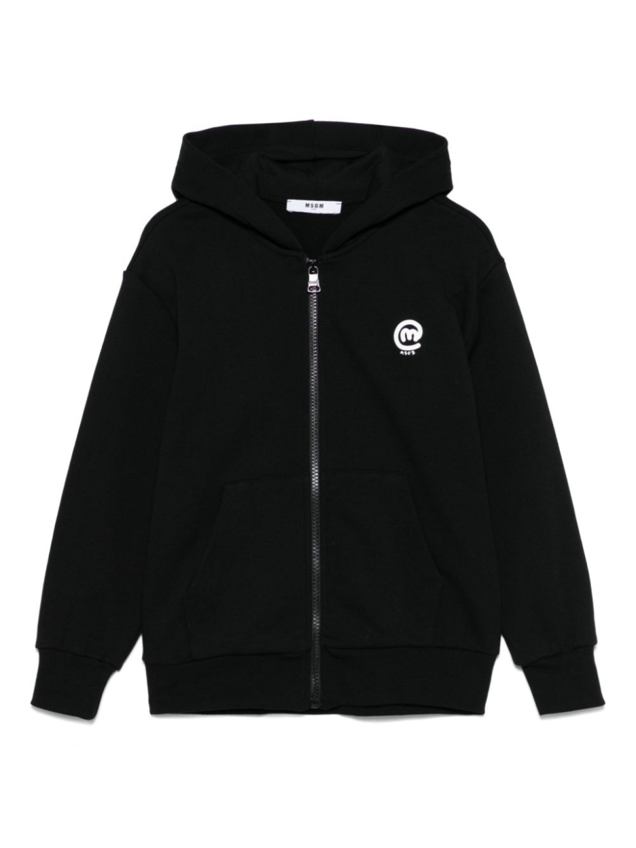 

MSGM Kids худи с логотипом, черный