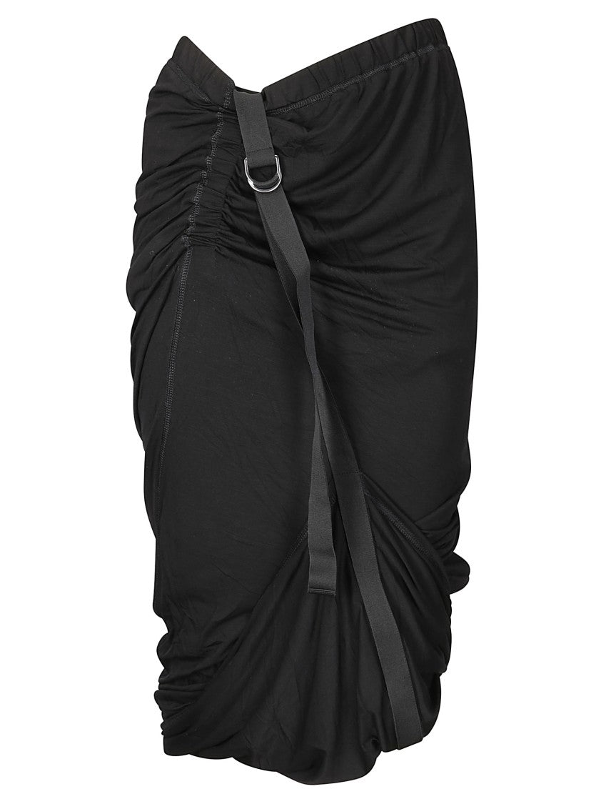 

Ветреная мягкая облачная юбка Helmut Lang, черный