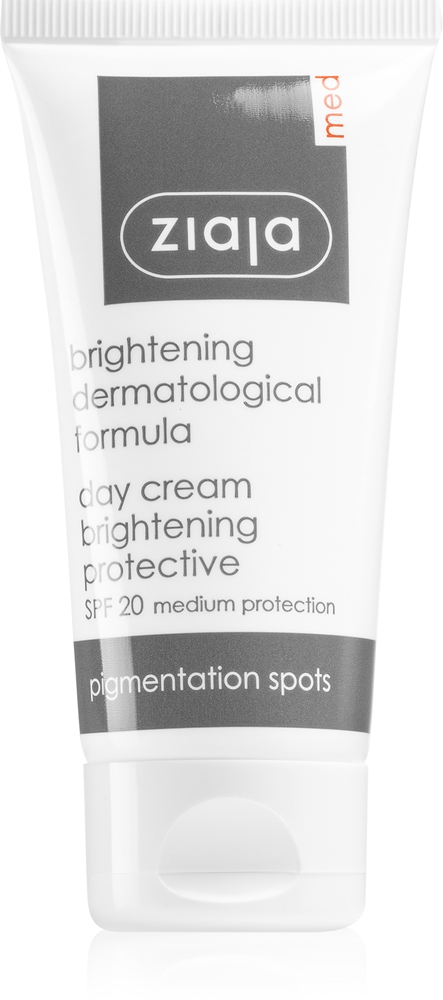 

Отбеливающий защитный крем для рук от пигментных пятен SPF 20+ Ziaja Med, 50 мл