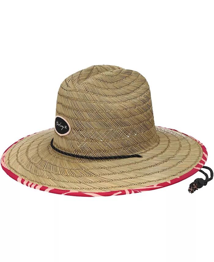 

Женская натуральная соломенная кепка-капри Lifeguard Primary Logo Hurley