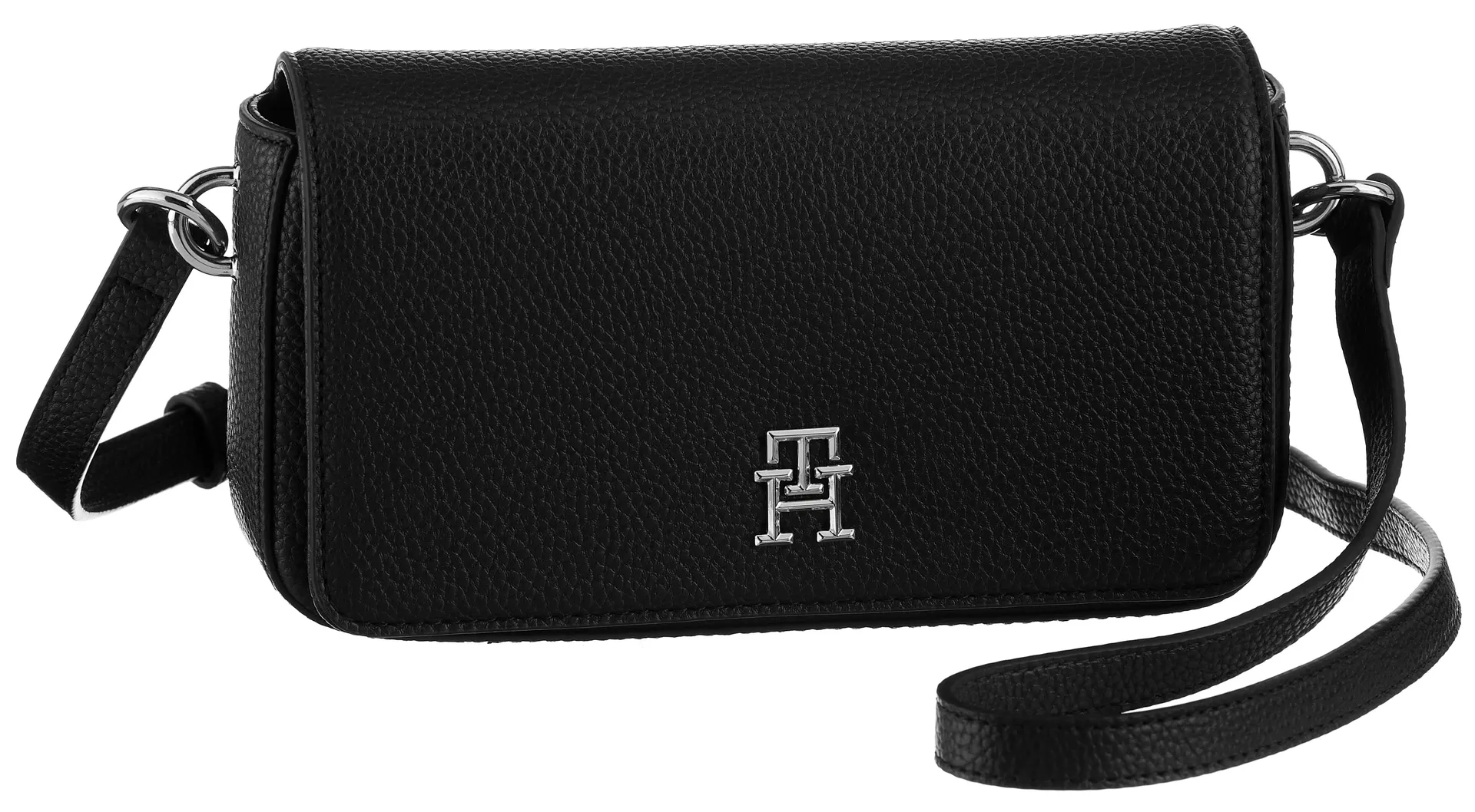 

Сумка через плечо Tommy Hilfiger "TH EMBLEM FLAP CROSSOVER" с эмблемой TH спереди, черный