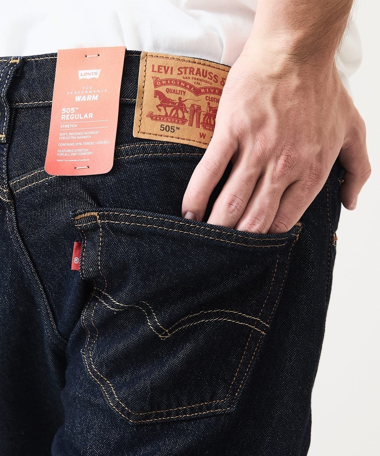 [LEVI'S] Легкие теплые джинсовые брюки 505