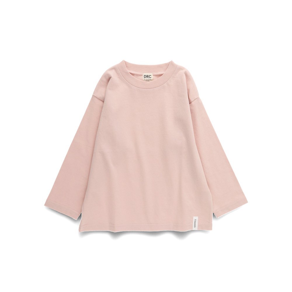 Однотонная футболка с длинными рукавами в полоску Branshes, 31_Pink — фото 2