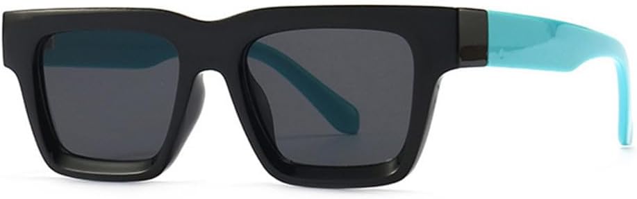 

Разноцветные солнцезащитные очки для женщин в стиле ретро, ​​солнцезащитные очки UV400 для мужчин, солнцезащитные очки с градиентным покрытием LANGSER, Black Blue Gray