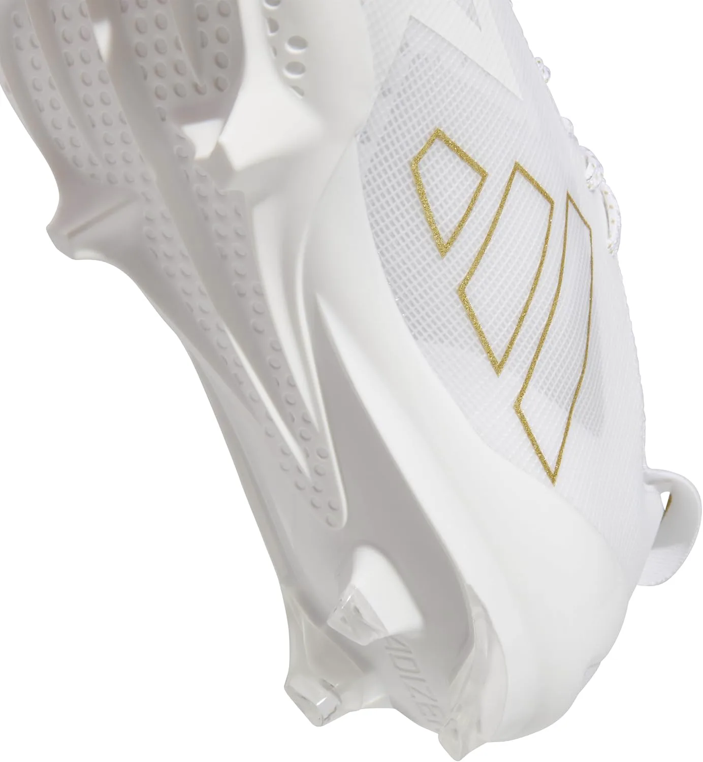Мужские футбольные бутсы Adidas Originals Adizero Electric, белый/металлик — фото 4