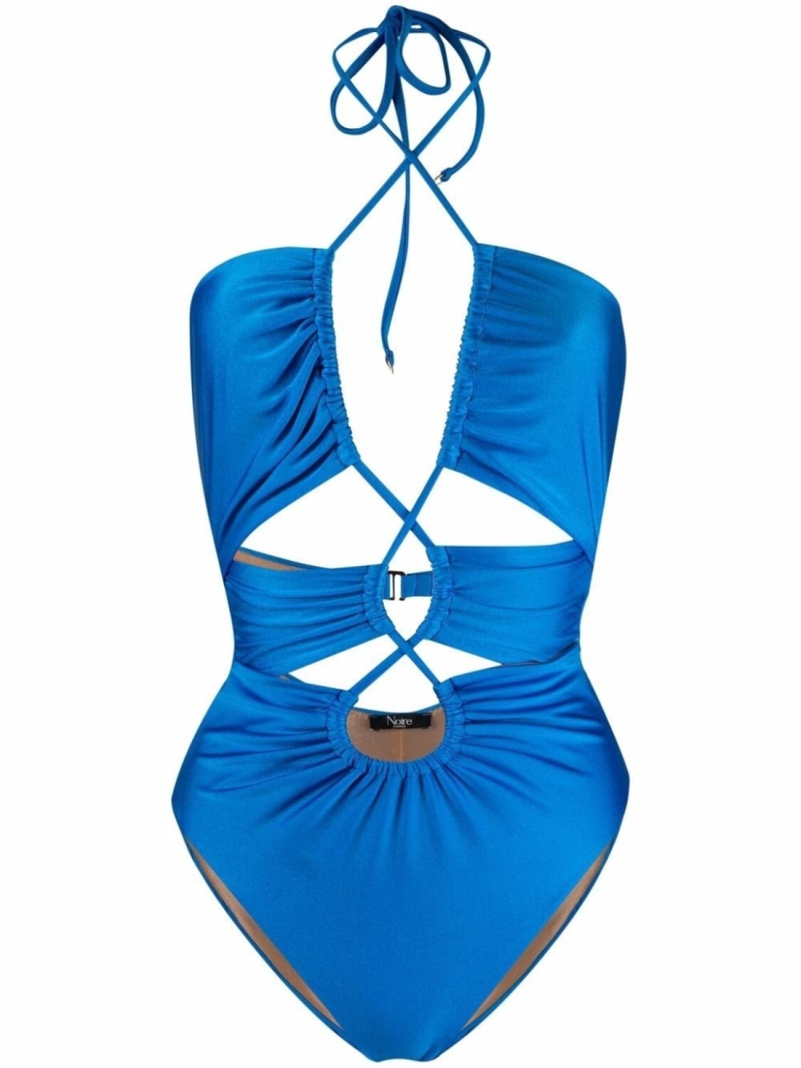 

Noire Swimwear купальник со сборками, синий