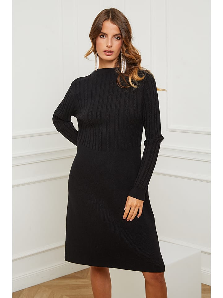 

Платье до колена So Cachemire Strickkleid Garcy, черный