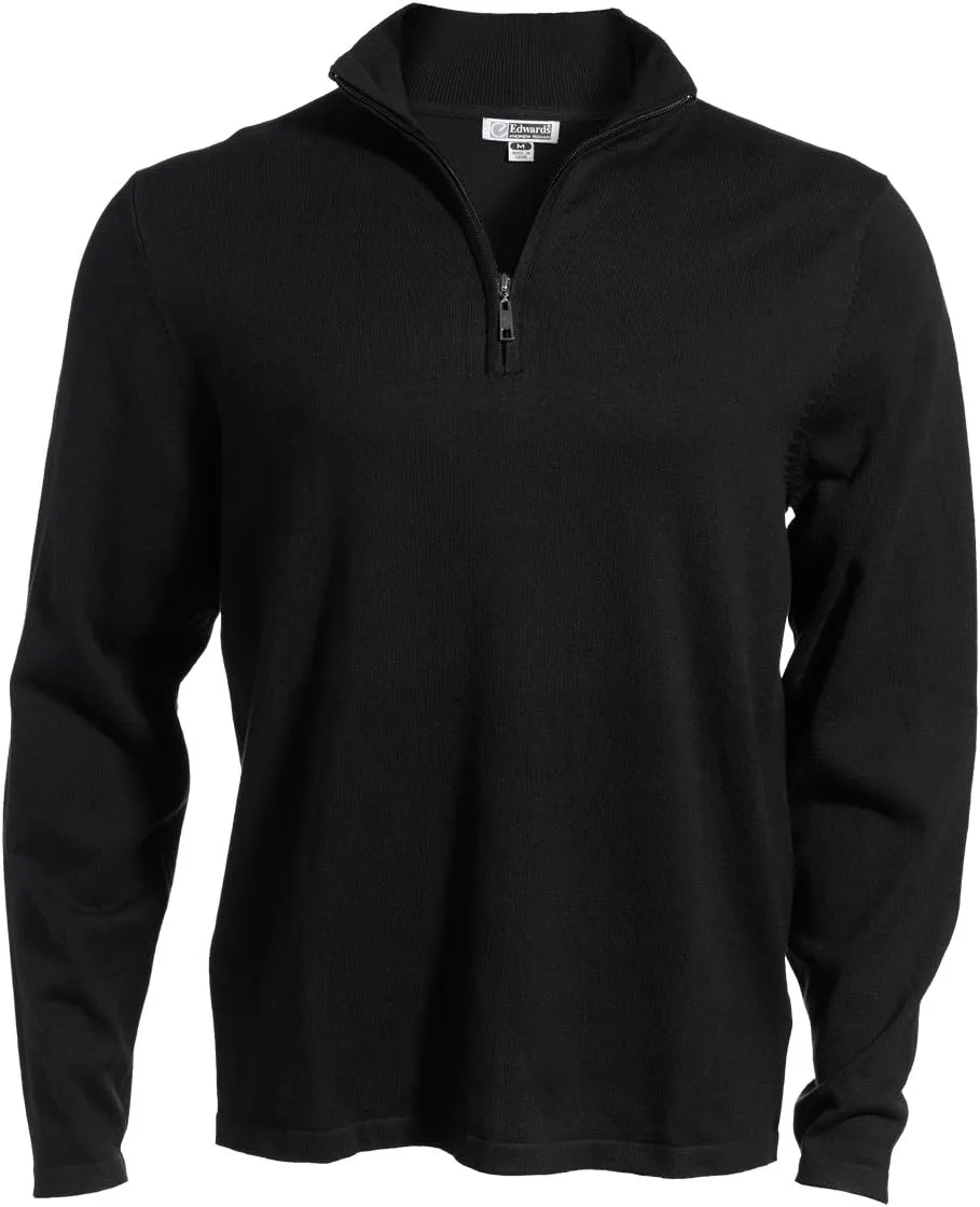 

Edwards Long Sleeve 1/4 Zip Fine Gauge Sweater Edwards Garment