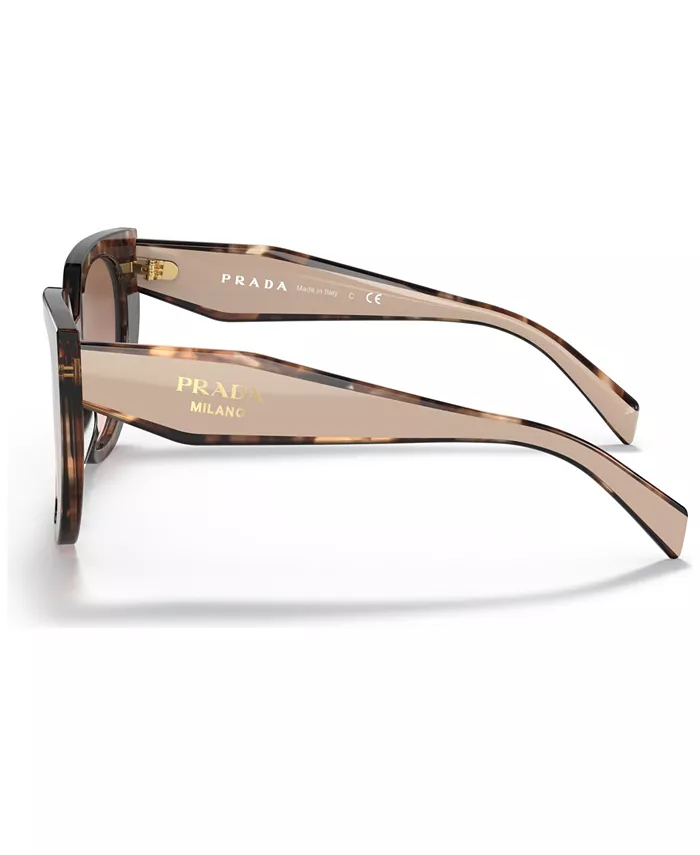 Женские солнцезащитные очки Cat Eye, модель PR 14WS PRADA, коричневый — фото 4