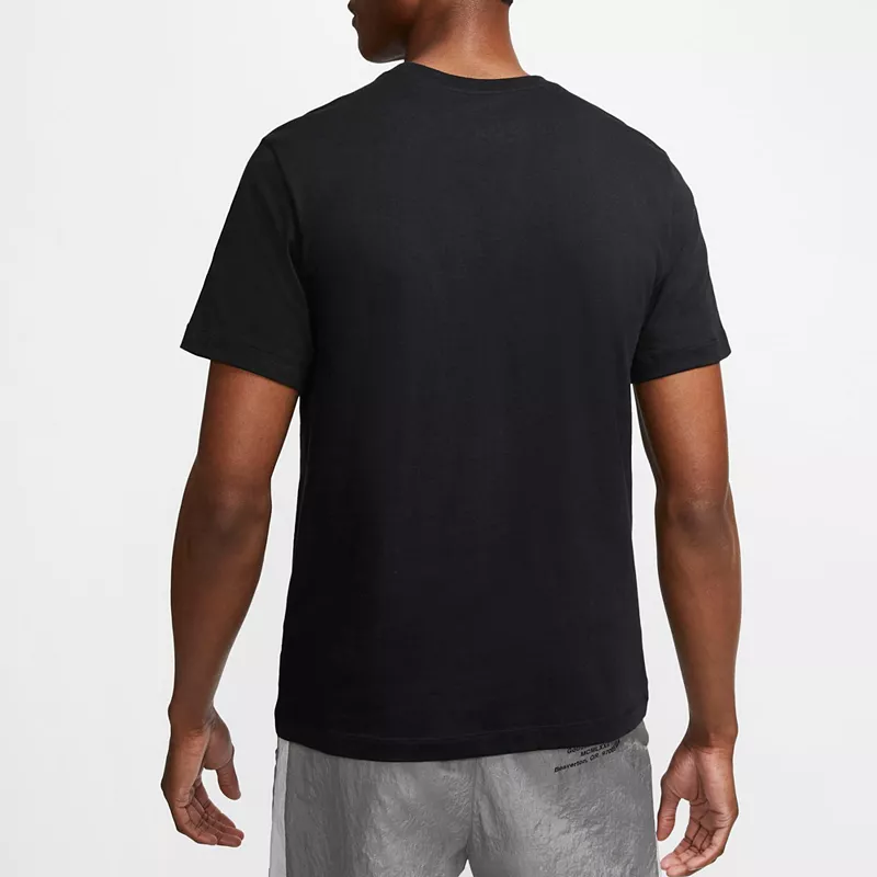 Мужская футболка Nike Sportswear Club, черный/белый/темно-серый — фото 3