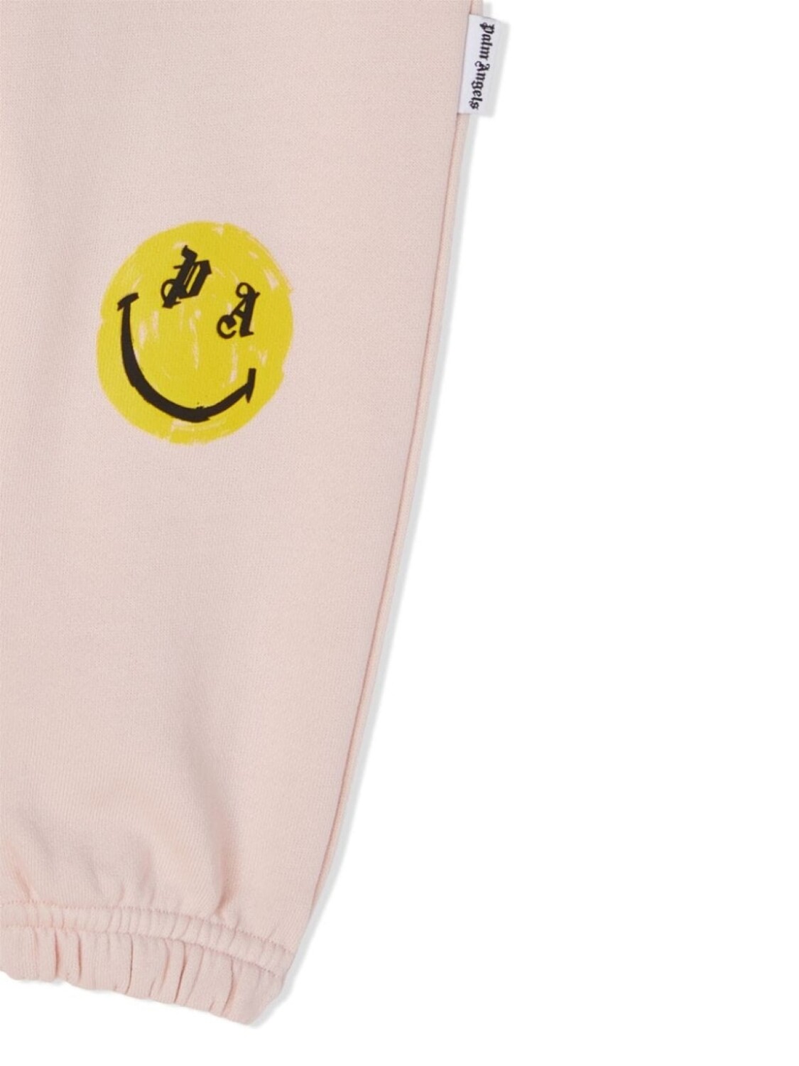 Palm Angels Kids спортивные брюки с принтом, розовый — фото 3