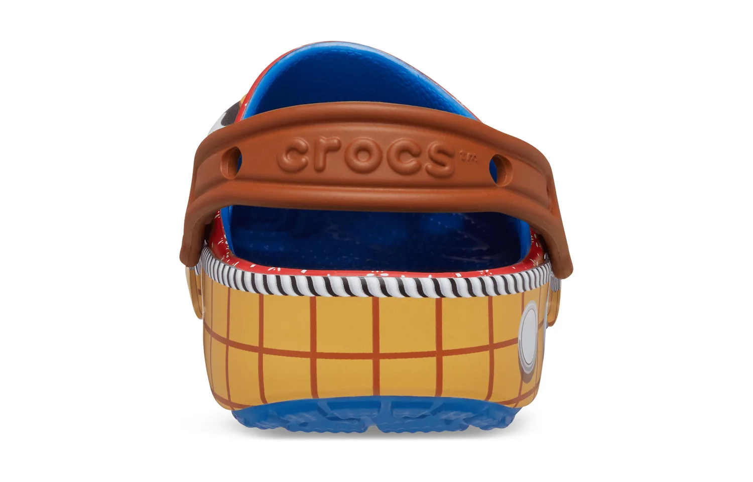 Классические клоги Toy Story Woody для детей Crocs, черный белый — фото 4