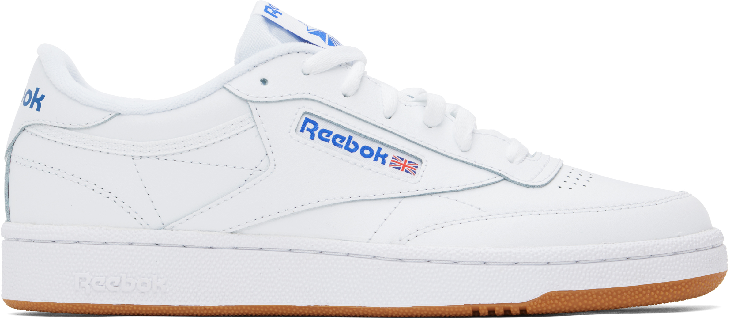

Белые кроссовки Club C 85 Reebok Classics, Int white/Royal gum, Белый, Белые кроссовки Club C 85 Reebok Classics, Int white/Royal gum