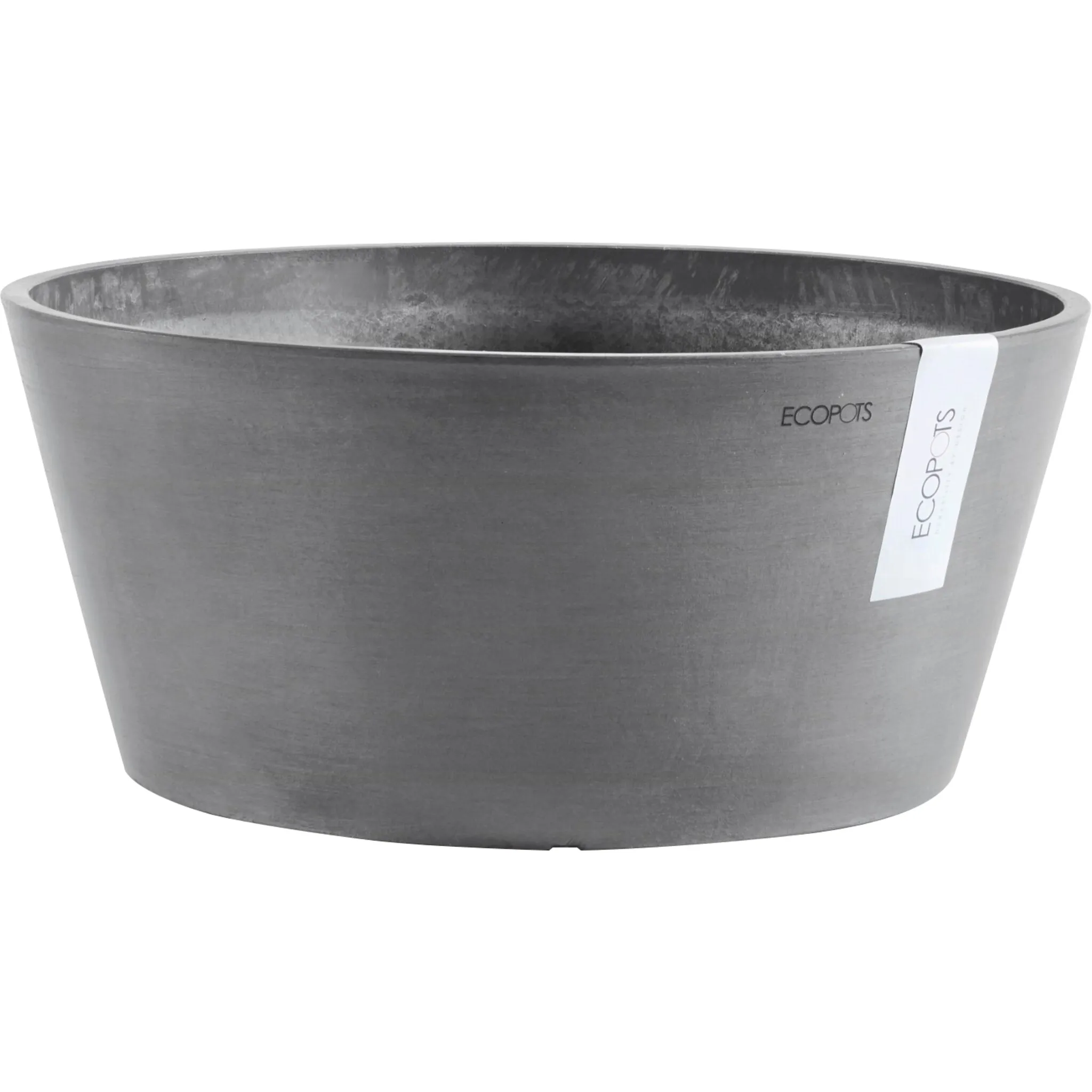 

Цветочный горшок ECOPOTS «FRANKFURT Grey», ШxГxВ: 41x41x18 см, серый