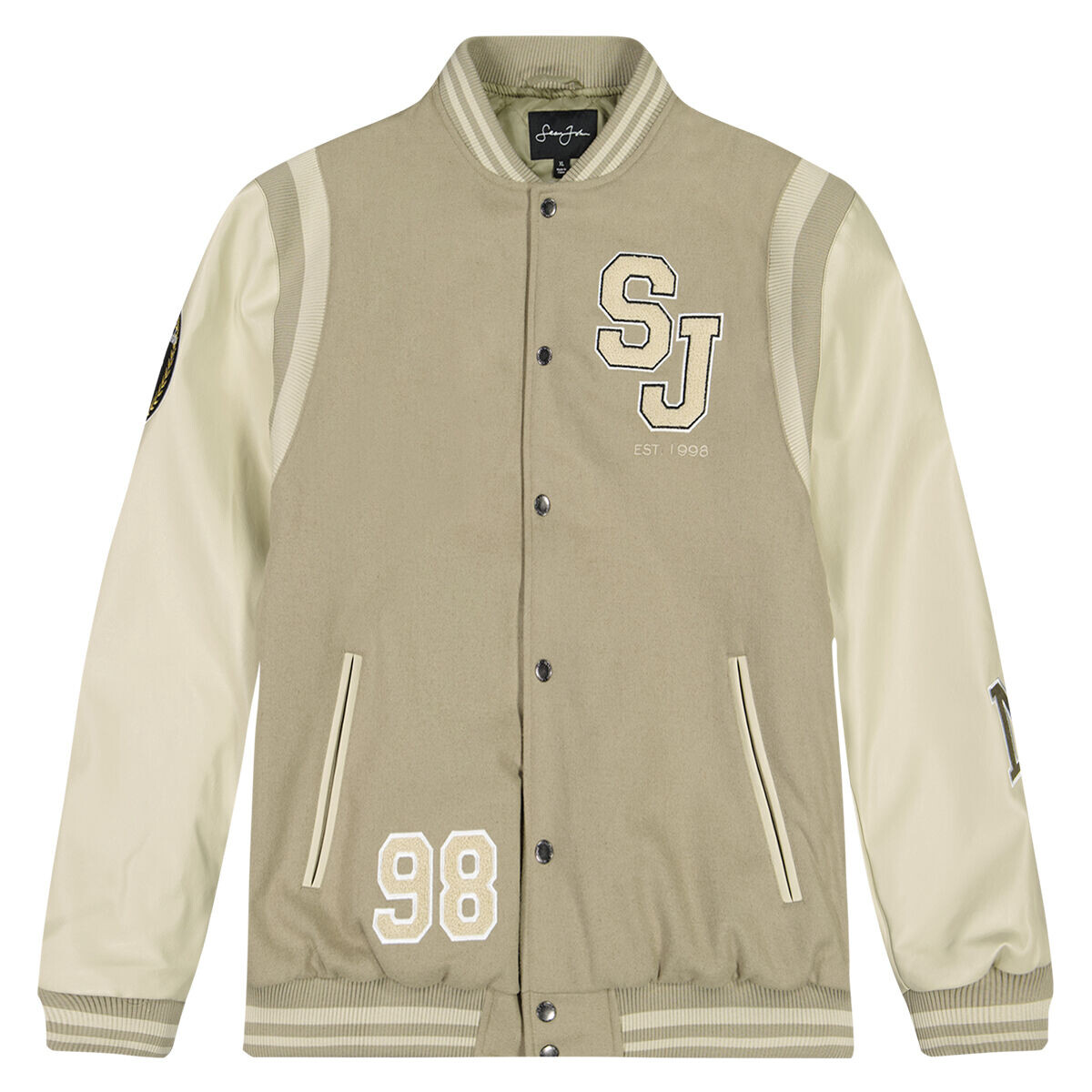 

Куртка SJ Script Logo SJ Collegejacket Sean John, цвет Beige