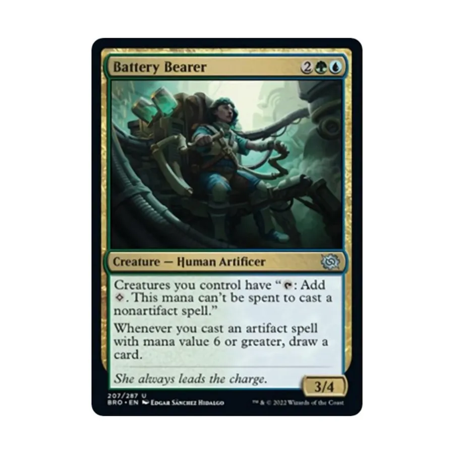 

CCG Носитель батареи (U), MTG - The Brothers War